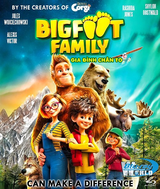 B4913. Bigfoot Family 2020 - Gia Đình Chân To 2D25G (DTS-HD MA ) - Phim  Blu-ray - Hoạt Hình ( Animation) - Blu-ray Online