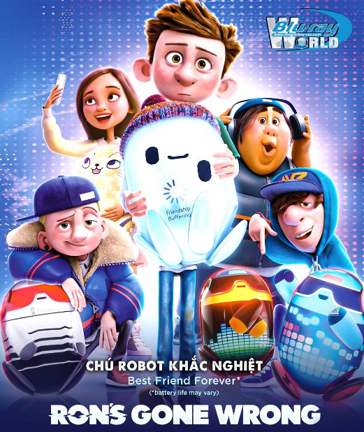 B5230. Ron's Gone Wrong 2021 - Chú Robot Khắc Nghiệt 2D25G (DTS-HD MA )  - Phim mới - Blu-ray Online