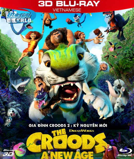 Z301. The Croods 2 : A New Age - Gia Đình Crood 2: Kỷ Nguyên Mới 3D50G  (TRUE- HD  DOLBY ATMOS) - Phim 3D - Blu-ray Online
